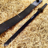 Defender High Quality Deluxe 27.5" Stainless Steel Ninja Black Sword with Sheath