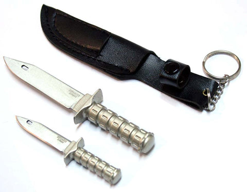 2 Pc Mini Key Chain Knife Set