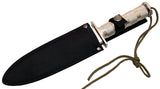 10.5" Stainless Steel Blade Survival Knife with Sheath Heavy Duty