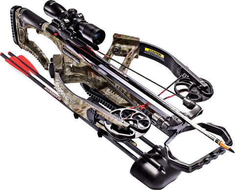 Barnett Vicious 150lbs Powerful Crossbow Side Mount Quiver 4x32 Illuminated Scope