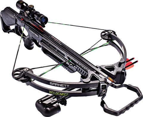 Barnett Wildcat C7 125 lbs Black Crossbow Package with 4x32 Scope
