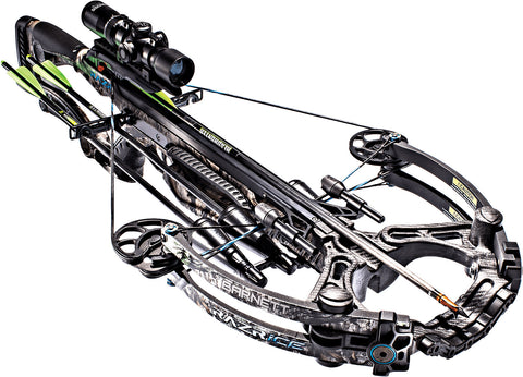 Barnett Razr Ice Mossy Oak Treestand 185 lbs Crossbow w/1.5x5x32 Illuminated Scope