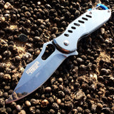 6.5" Defender Xtreme Pocket Folding Knife Blade with Key Chain Clip Mixed Colors