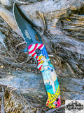 Defender-Xtreme 7.5" Traditional Style US Sailor Spring Assisted Folding Knife