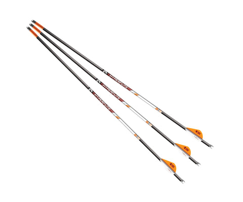 Barnett Hyperflite™ 22" Arrow - 3 Pack Orange/White Hunting Crossbow Arrows 