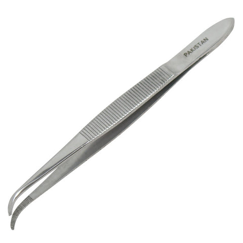 Bdeals Premium Grade 3.5" Stainless Steel Splinter Forceps Curved