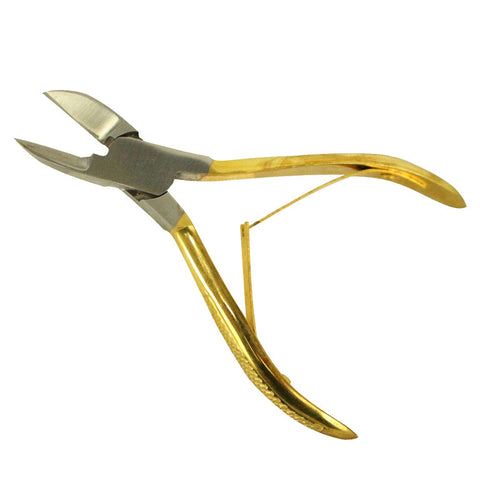 BDeals New Professional Nail Nipper Clipper Stain & Gold Plated