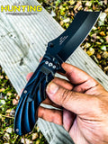 7" Heavy Stainless Steel Spring Assisted Knife Belt Clip Pocket Folding Knife