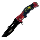 Defender-Xtreme 8.5" Spring Assisted Folding Knife Stainless Steel