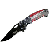 Defender-Xtreme 7.5" Handle Spring Assisted Folding Knife Tactical Sharp