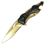 Defender 8" Premium Collection Spring Assisted Folding Knife Blade
