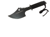 Defender 11.5" Ninja Axe with Sheath All Black Throwing Hunting Axe