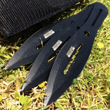 7.5" Set of 3 Throwing Knives with Sheath