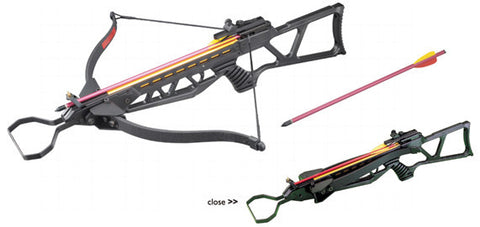 MK-180 Metal Hunting Crossbow +Scope + Pack of Arrows