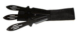 Set of 3 Black Throwing Knives 9" with & Sheath