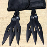 6 Pc Black Color Throwing Knife