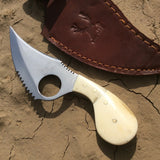 7" Skinner Knife Bone Handle Series Hunting Knife Sharp