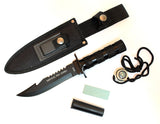 10.5" Stainless Steel Hunting Survival Knive with Sheath