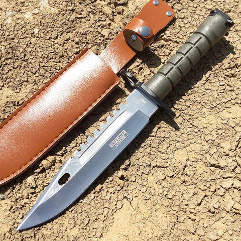 12.75" Defender Xtreme Stainless Steel M9 Bayonet Knife with Sheath