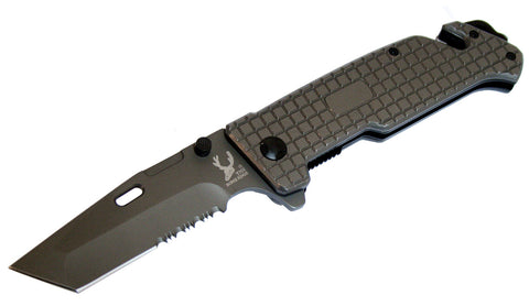 8.5" TheBoneEdge Spring Assisted Folding Hunting Tactical Knife with Belt Clip