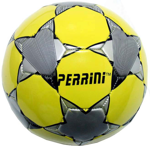 Indoor Outdoor Yellow & Grey Color Soccer Ball Size 5