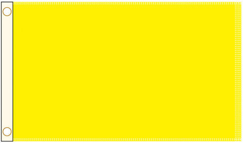 Perrini Poly Nylon 3x5 Yellow Flag