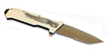 8.5" Silver Spring Assisted Metal Knife with Clip