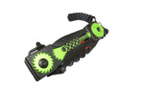 Defender-Xtreme 8" Saw Spring Assisted Knife with Serrated Stainless Steel Blade