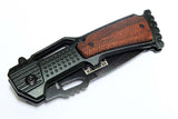 Defender-Xtreme 8" Gun Design Spring Assisted Knife with Stainless Steel Blade