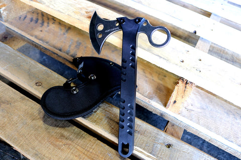 10" Hunt-Down Tactical Survival Axe Hatchet CampingHunting Axe