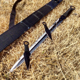 28" Defender-Xtreme Ninja Sword and Throwing Knife Set with Scabbard