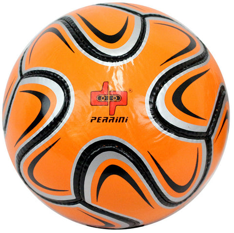 Perrini Silver/Orange/Black Brazuca Soccer Ball Size 5