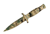 9" Defender-Xtreme Desert Camo  Hunting Tactical Knife with Sheath