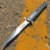9.5" Defender Xtreme High Quality Folding Pocket Knife W/ Belt Clip Mixed Color