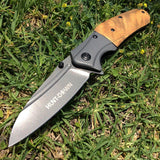 High Quality 9" Hunt-Down Folding Pocket Tactica Knife W/ Belt Clip Mixed Colors
