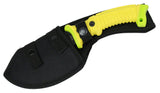 Hunt-Down TacticalHunting Survival 10.5" Axe Yellow Rubber Handle