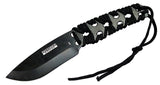 Defender-Xtreme 10" Black Full Tang Survival Knife with Sheath