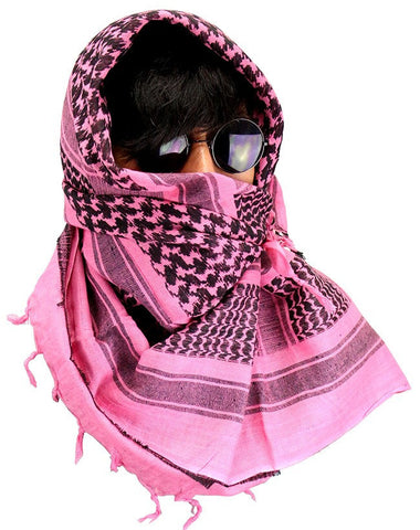 Military Lightweight Shemagh Tactical Scarf Pink