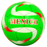 Perrini Indoor Outdoor Mexico Green/White/Red Color Soccer Ball Size 5