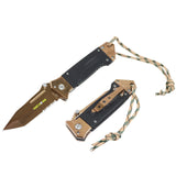 Hunt-Down 7.5"  Folding Pocket Tactical Rescue Knife With Belt Clip Mixed Colors