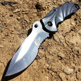 TheBoneEdge 8" Folding Pocket Tactical Rescue Knifes With Belt Clip Mixed Colors