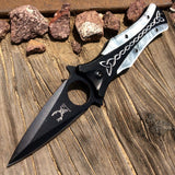 TheBoneEdge 8" Tactical Rescue Folding Knifes With Belt Clip in Mixed Colors New