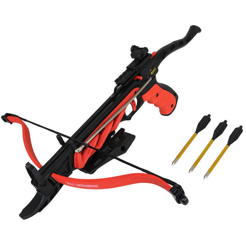 80lbs 225+ FPS Self Cocking Hunting Crossbow Recurve Pistol Grip cross bow
