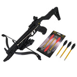 80lbs Self Cocking Hunting Crossbow Recurve Pistol Grip cross bow 225+ FPS