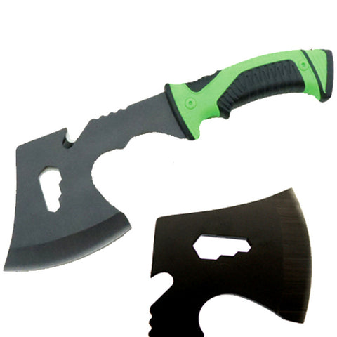 Defender Multi Purpose Camping Steel Hunting Tactical Survival 11" Steel Axe with Nylon Sheath