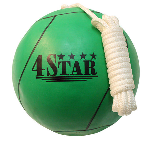 New Green Tether Ball for Play Grounds & Picnics with Rope