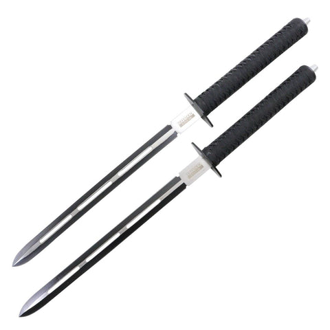 26" Fulltang Sword Two Tone Blade Two Sword Set