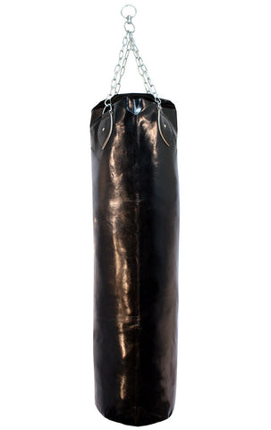 Heavy Duty Black Punching Bag With Chains Brand New Boxing