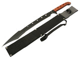 Defender 26" Machete Rosewood Handle Sharp Blade Ninja Sword