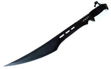 Defender High Quality Deluxe 27" Black Ninja Sword Striker Black Stainless Steel